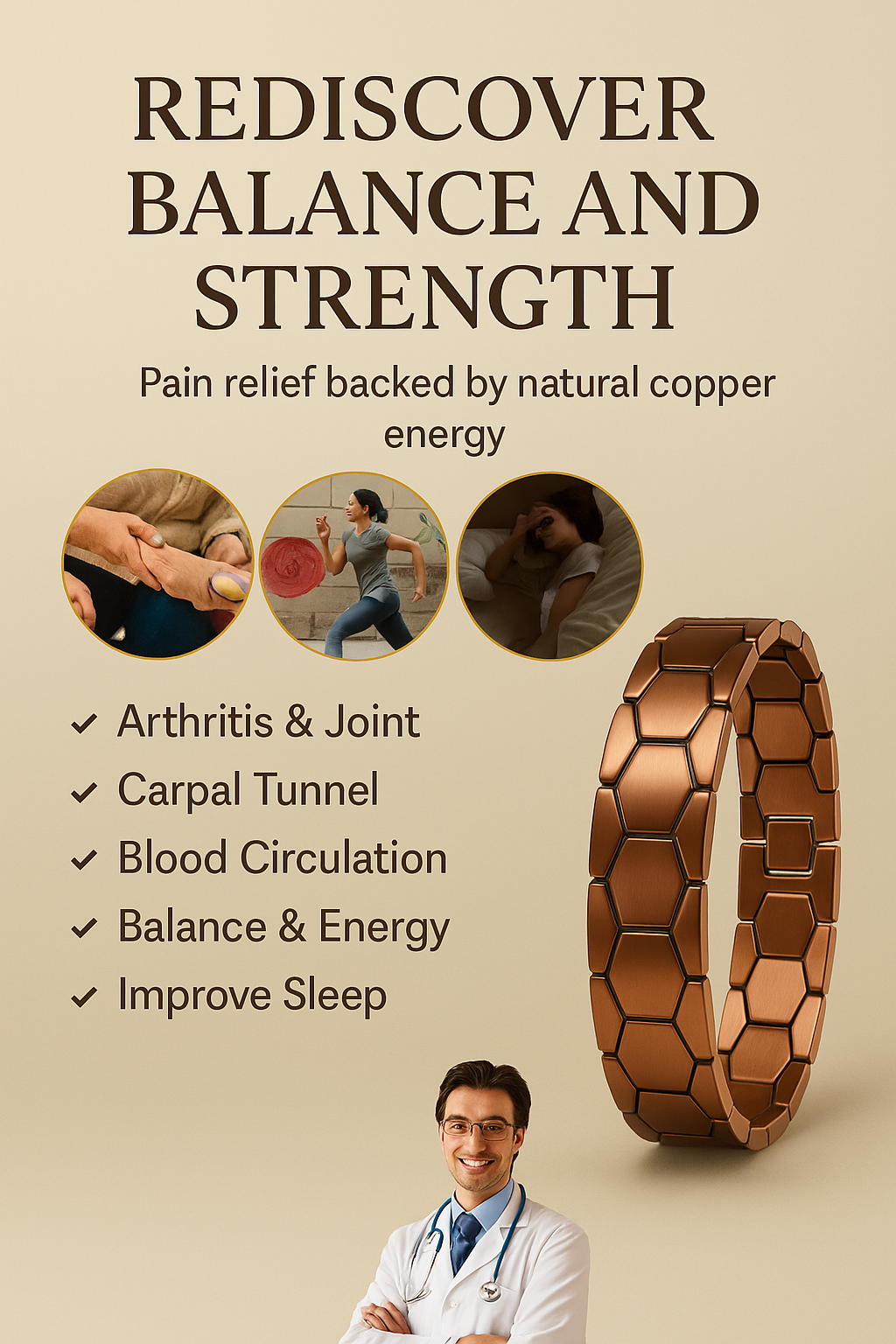 Premium Copper Bracelet