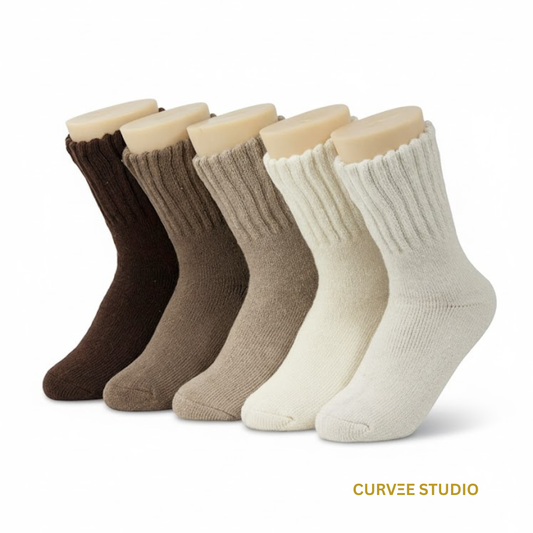 Premium Wool Blend Winter Socks — All-Day Warmth Without the Sweat